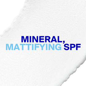 Supergoop! close-up texture of matte, oil-free mineral cream