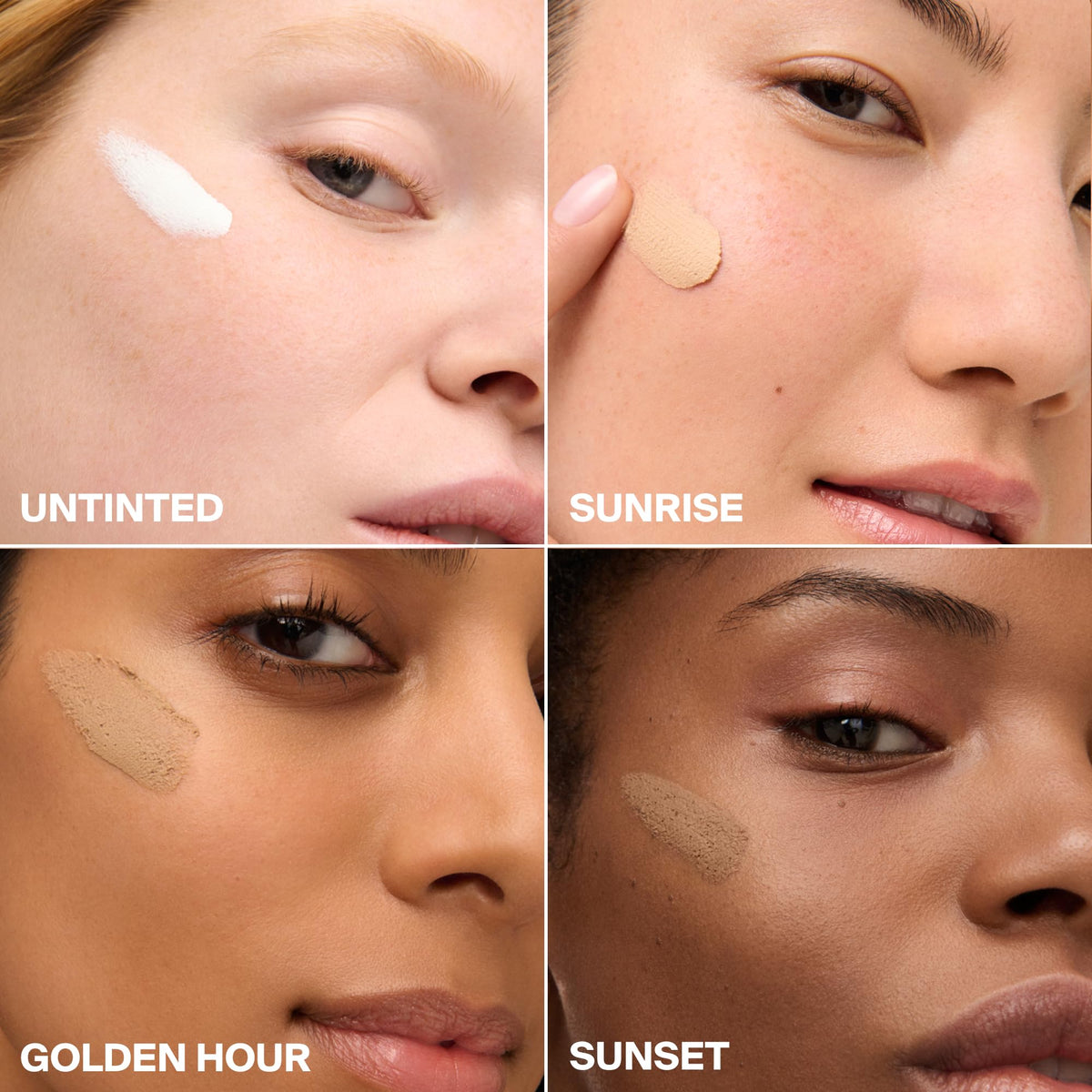 Supergoop! used as a makeup primer for smooth foundation finish