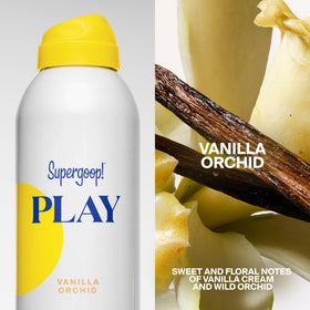 Supergoop! bottle in hand for size comparison, portable protection benefit