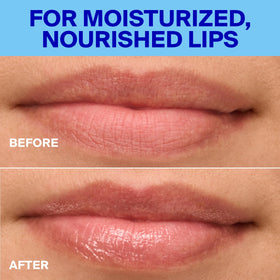 Supergoop! PLAY lip balm ingredients label highlighting shea butter and SPF benefits