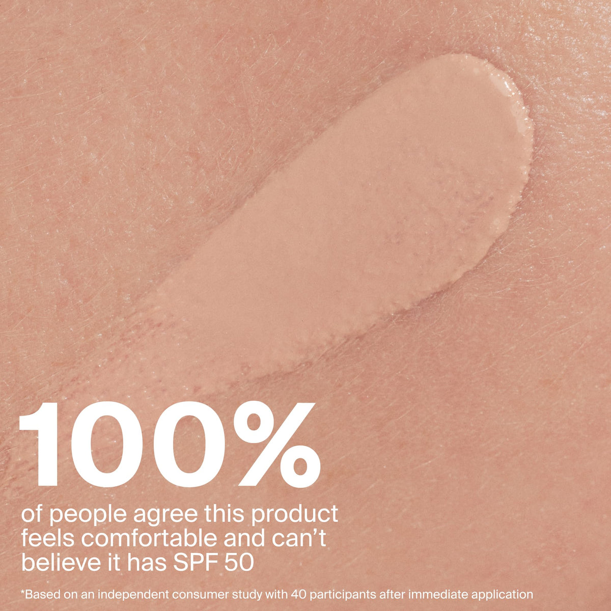 Supergoop! blending with sponge showing buildable coverage benefit