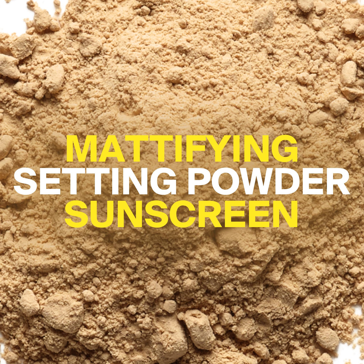 Supergoop! twist-lock brush detail demonstrates mess-free powder control benefit