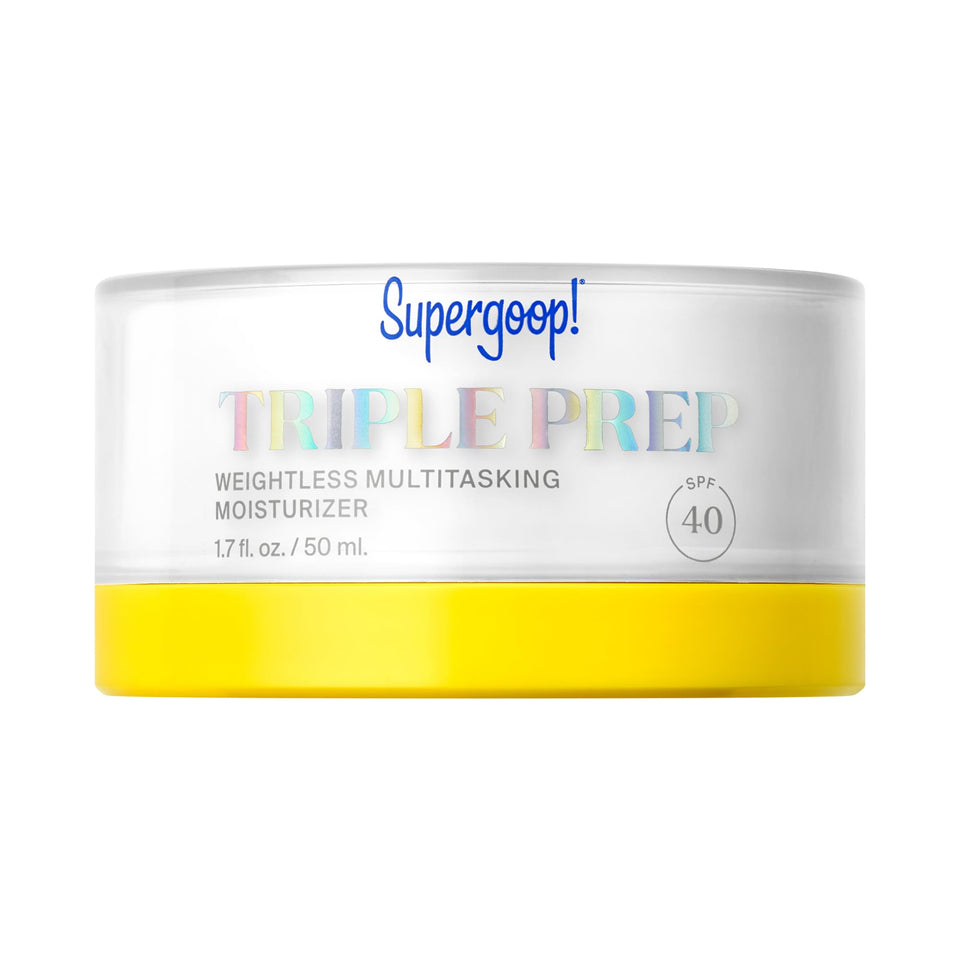 Supergoop! front packaging showing SPF 40 and product name for protection