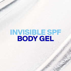Supergoop! close-up gel texture demonstrating lightweight, glideable feel