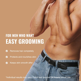 Superior Mane in use on back for quick, even full-body grooming