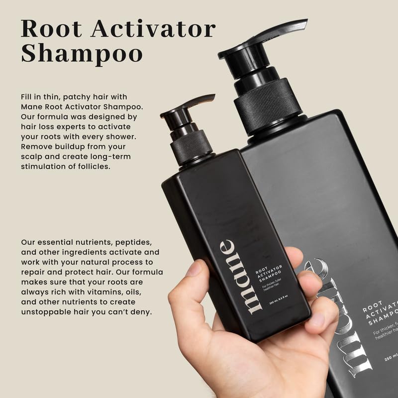 Superior Mane ingredient illustration showing key nutrients and scalp-nourishing benefit