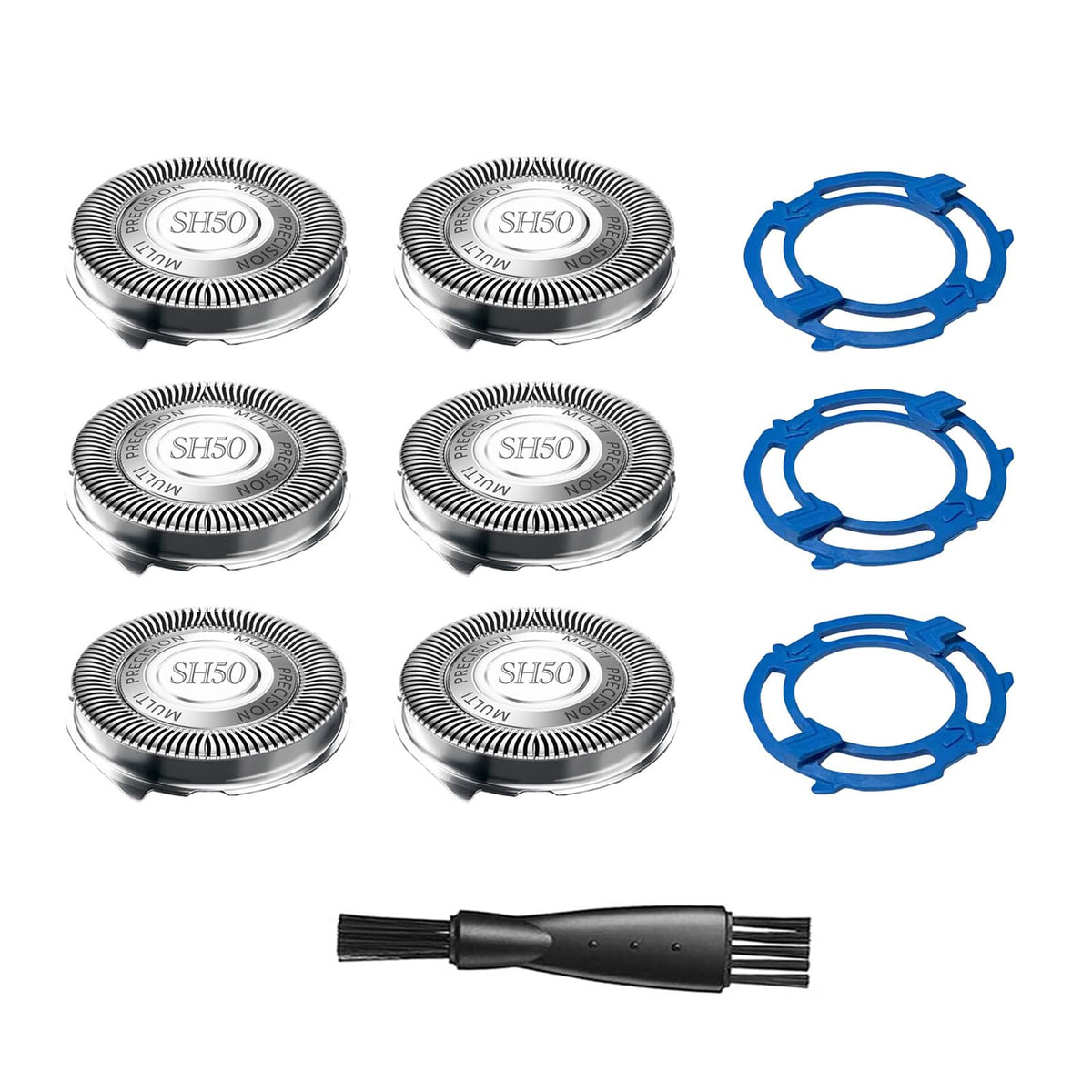 SUPERNB SH50 kit contents with retaining rings and brush showing ready-to-use value