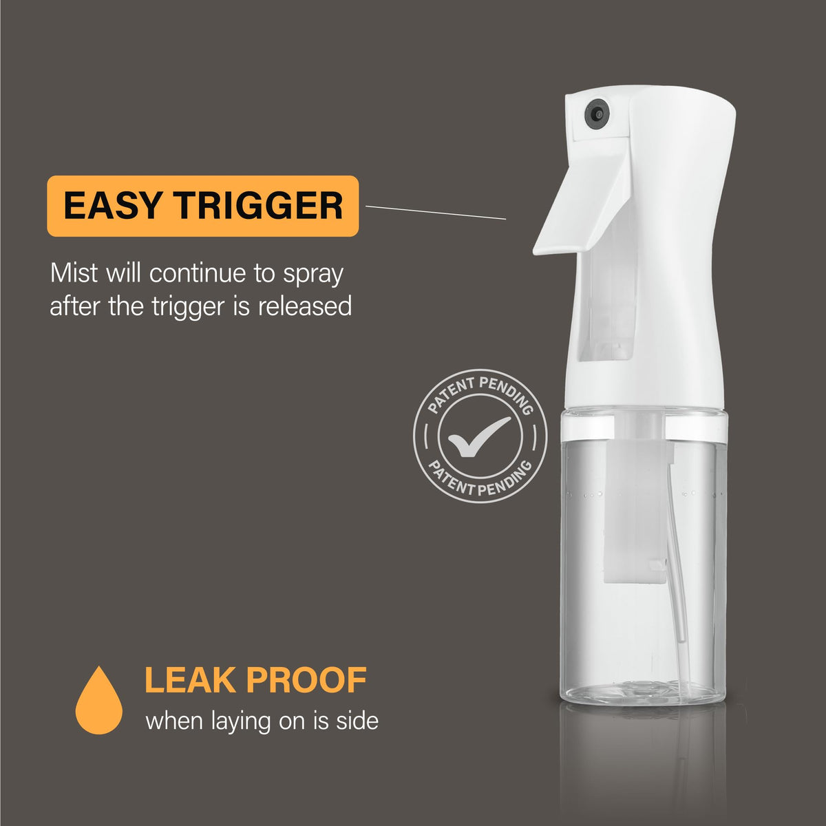 SUPER+ nozzle close-up highlighting ultra-fine mist tip for precise coverage