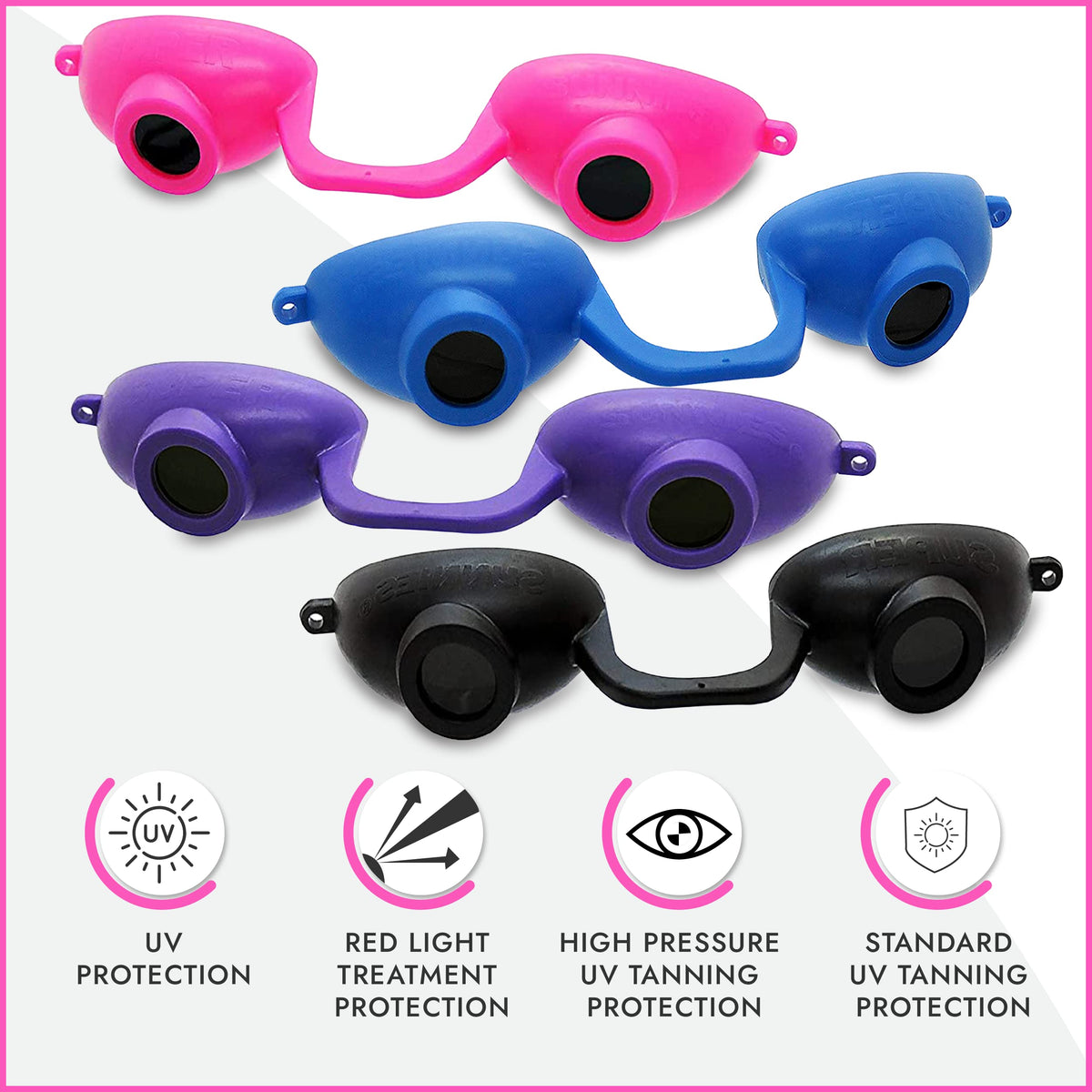 Super Sunnies close-up flexible shield texture highlighting comfort