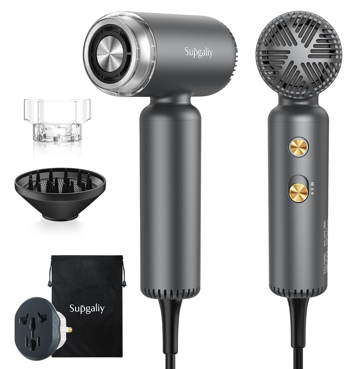 SUPGALIY front view compact travel dryer showing design and fast drying benefit