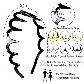Supgoodom close-up of zig zag teeth highlighting grip and secure hold benefit