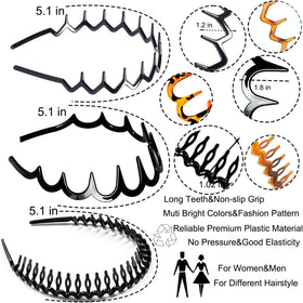 Supgoodom close-up of plastic teeth and wavy profile, non-slip grip visible