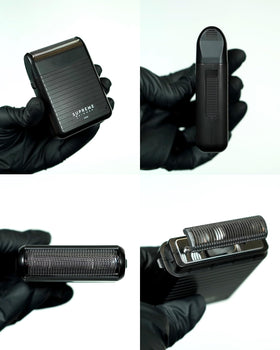 Supreme Trimmer held in hand demonstrating lightweight comfortable grip