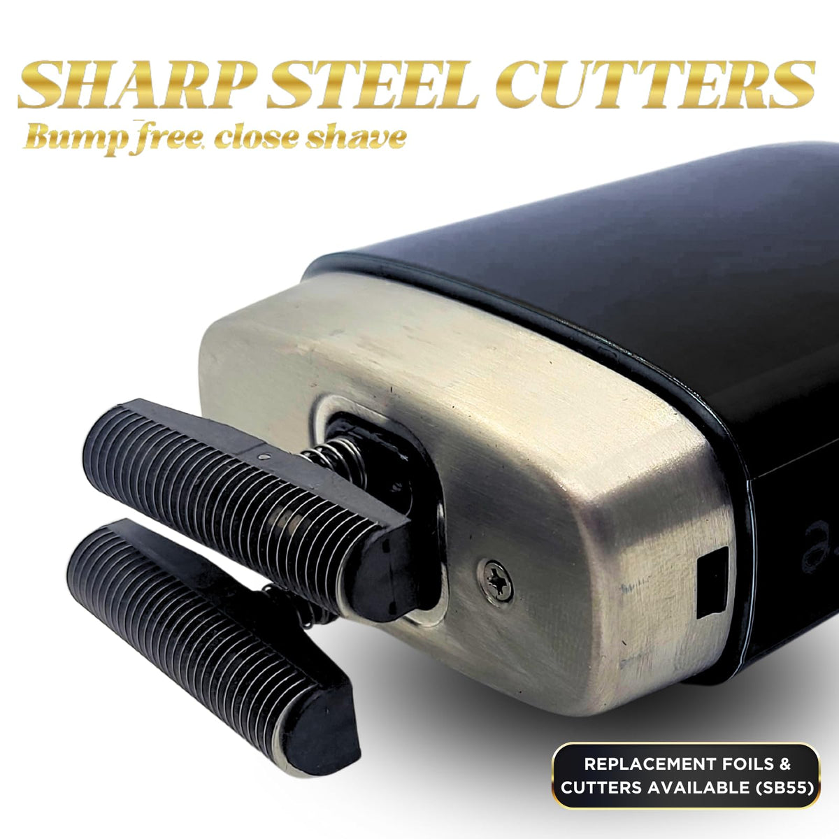 Supreme Trimmer SB55 cutter detail highlighting sharp edges for restored cutting performance