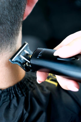 Supreme Trimmer packed in travel pouch for on-the-go grooming and secure storage