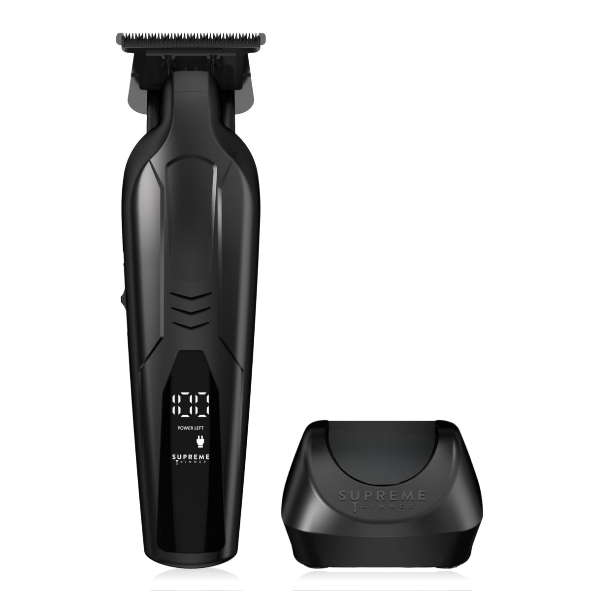 Supreme Trimmer Vader Lite front view showing sleek body and portability benefit