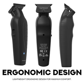 Supreme Trimmer Vader with guide combs illustrating included length options