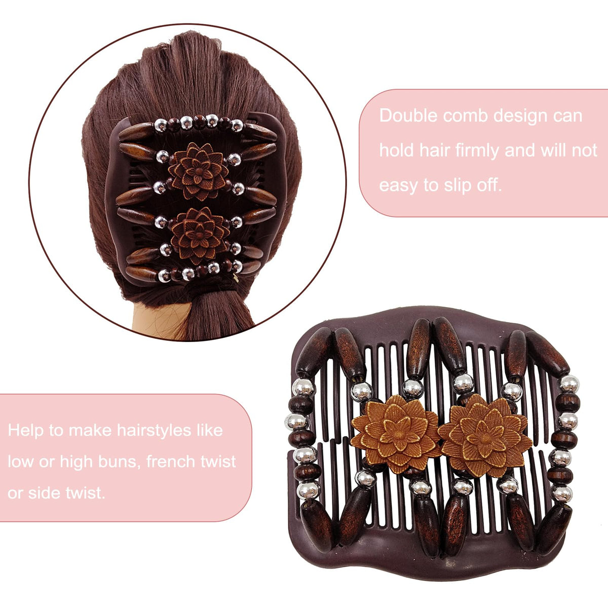 Suptizizkz bun updo in use for crease-free, long-lasting style