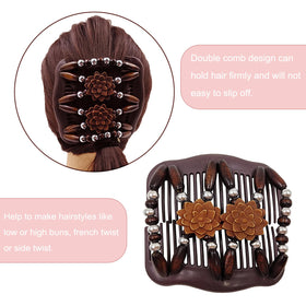 Suptizizkz bun updo in use for crease-free, long-lasting style