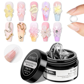 SUPWEE front packaging showing clear builder gel and 36 molds for easy starts