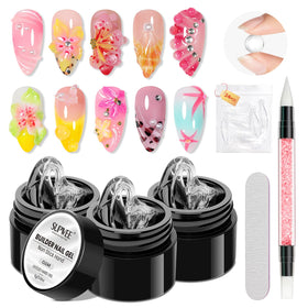SUPWEE front packaging showing clear gel kit and tools, easy salon results
