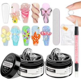 SUPWEE front product packaging showing complete home manicure kit and benefits
