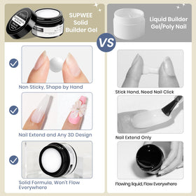 SUPWEE applying gel while sculpting a 3D pattern to demonstrate easy shaping
