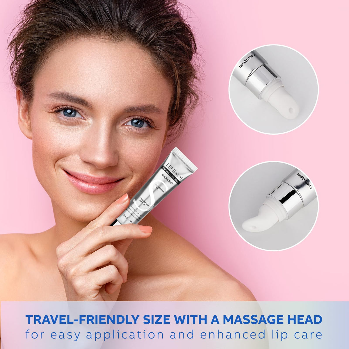 suquato balm texture close-up highlighting rich butter for smooth, protected lips