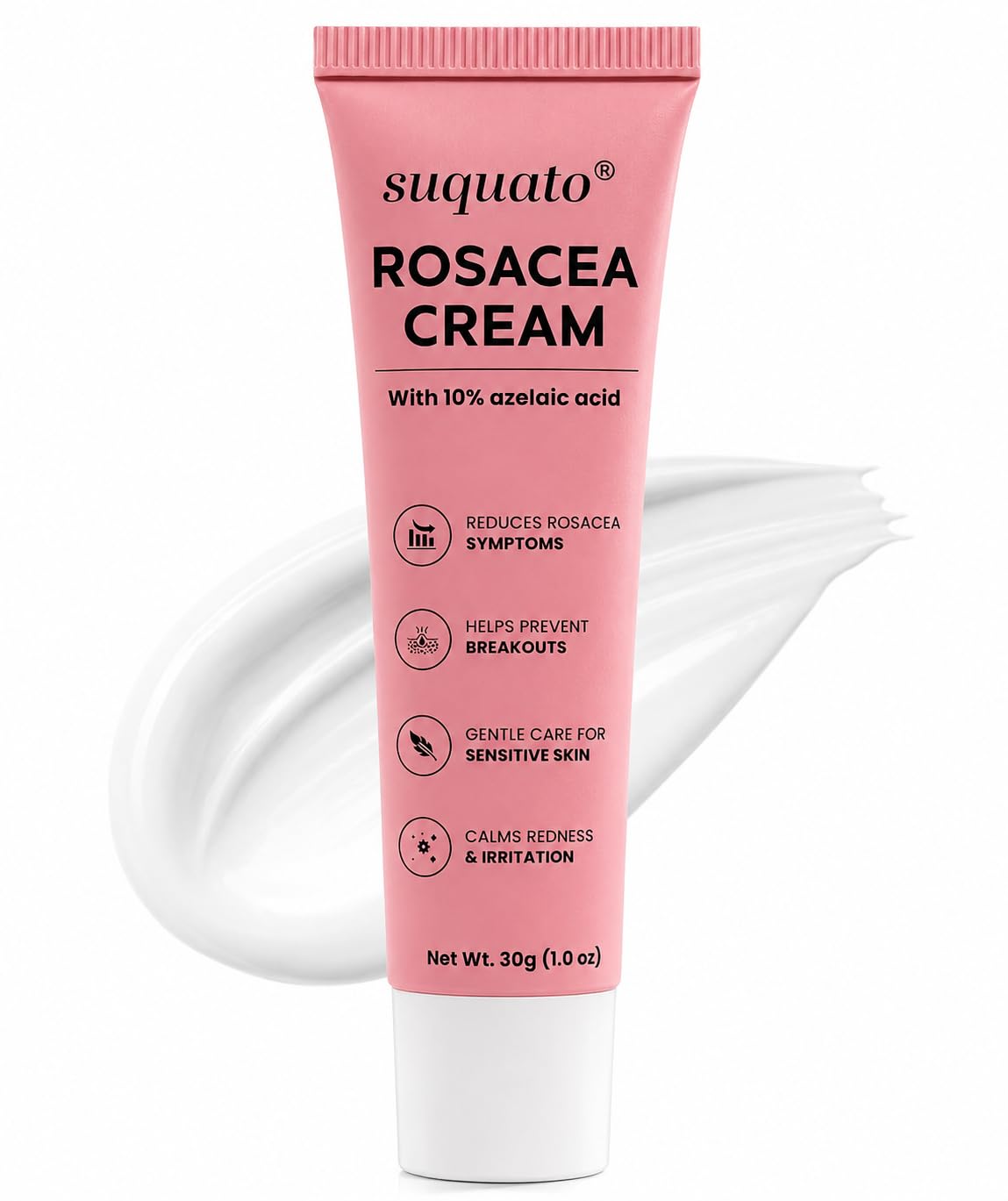 suquato front packaging showing jar and label, clear product identity and benefit