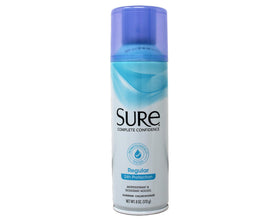 Sure side label with ingredient and usage details for confident protection