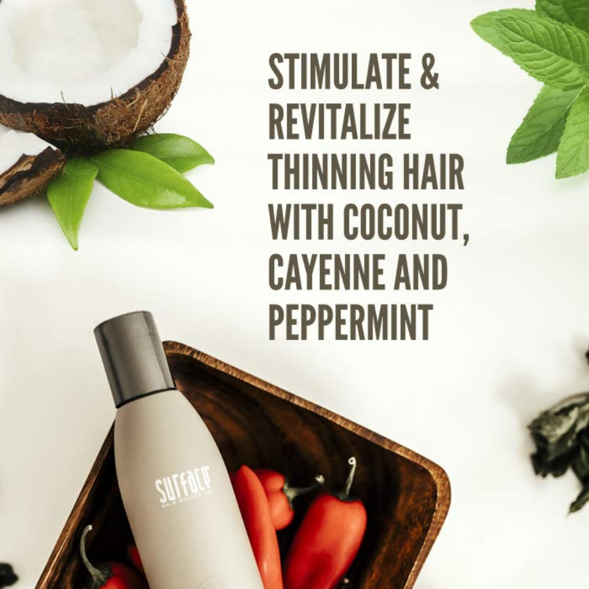 SURFACE creamy conditioner texture on hand showing rich hydration and smoothening benefit