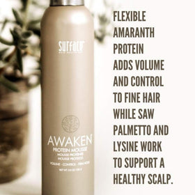 Surface Awaken Mousse whipped foam texture close-up for lightweight body