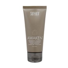 SURFACE bottle front packaging showing label and 2 fl oz size for easy travel
