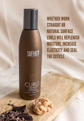 Surface conditioner cream texture swatch highlighting moisture and slip