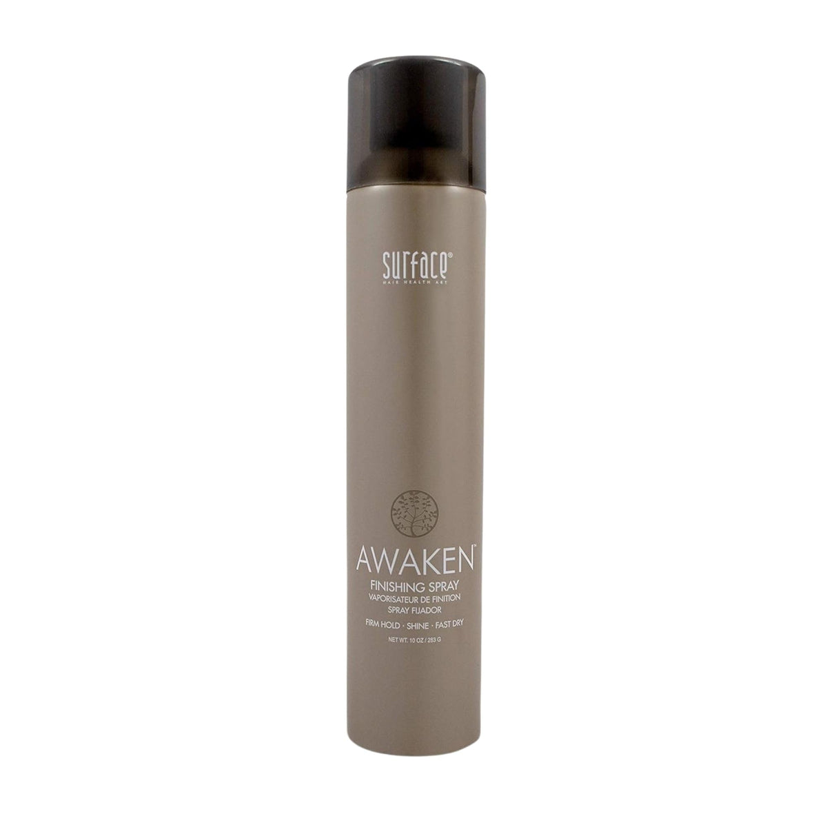SURFACE front bottle view showing product and clean design benefit
