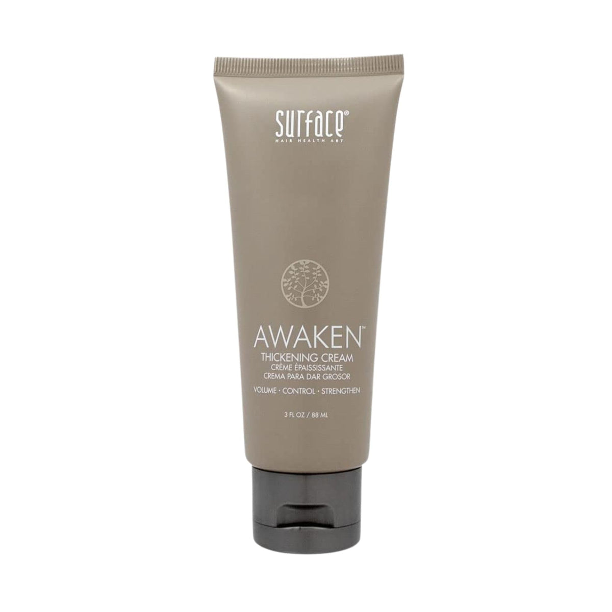 SURFACE front packaging showing product and volume benefit