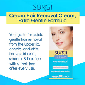 Surgiwax applicator in hand demonstrating precise facial use