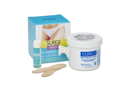 Surgiwax jar handle close-up demonstrating safe heating and grip comfort