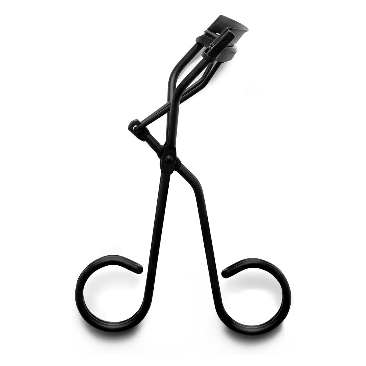 Surratt Relevee Lash Curler front view showing ergonomic frame and easy grip benefit