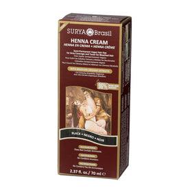 Surya Brasil result after rinse showing shiny conditioned hair