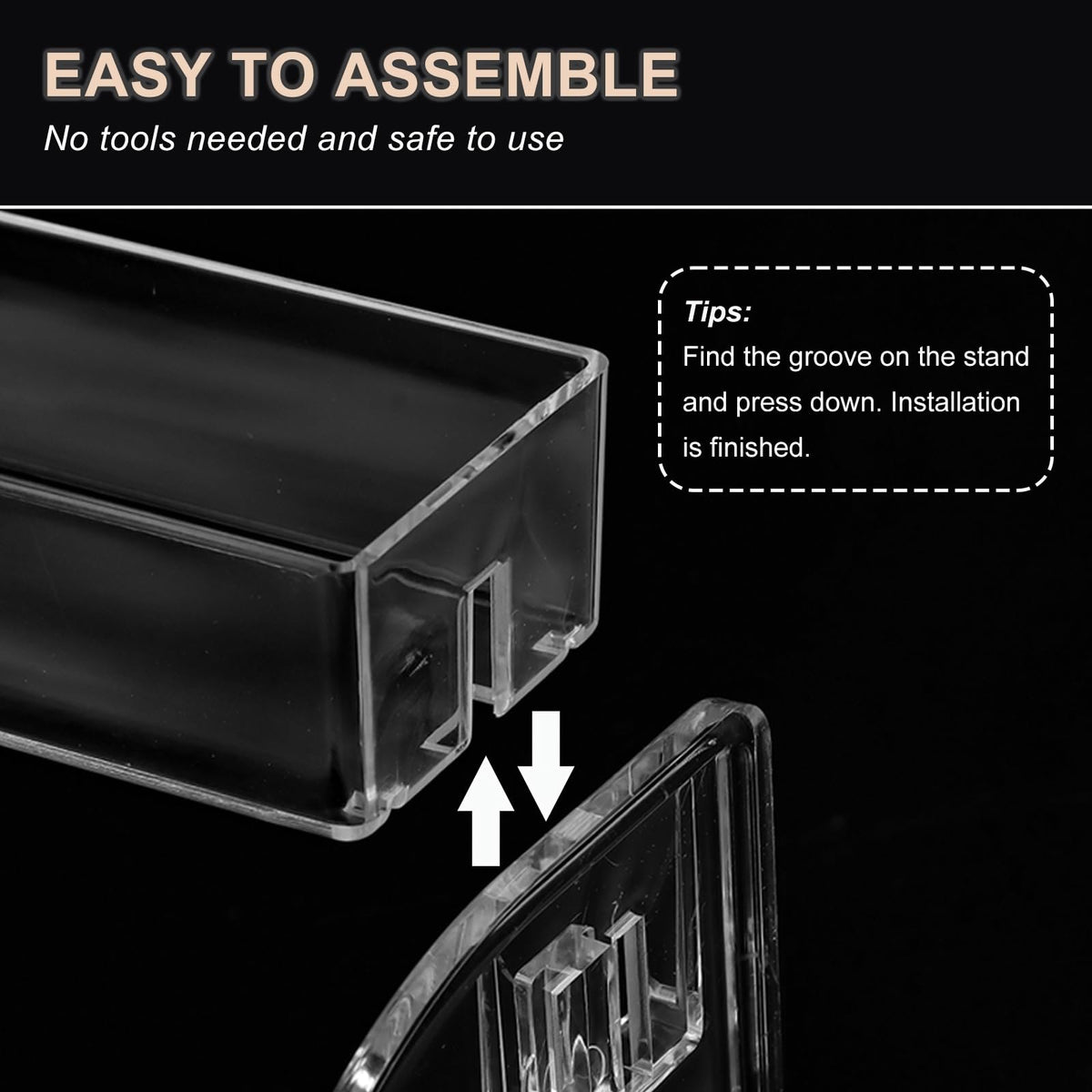 SUTOKAKA organizer beside ruler showing exact compact dimensions for small counters