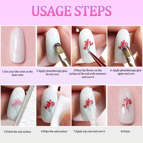 SUTOZMIWE arranged color palette of petals highlighting mix-and-match creative options