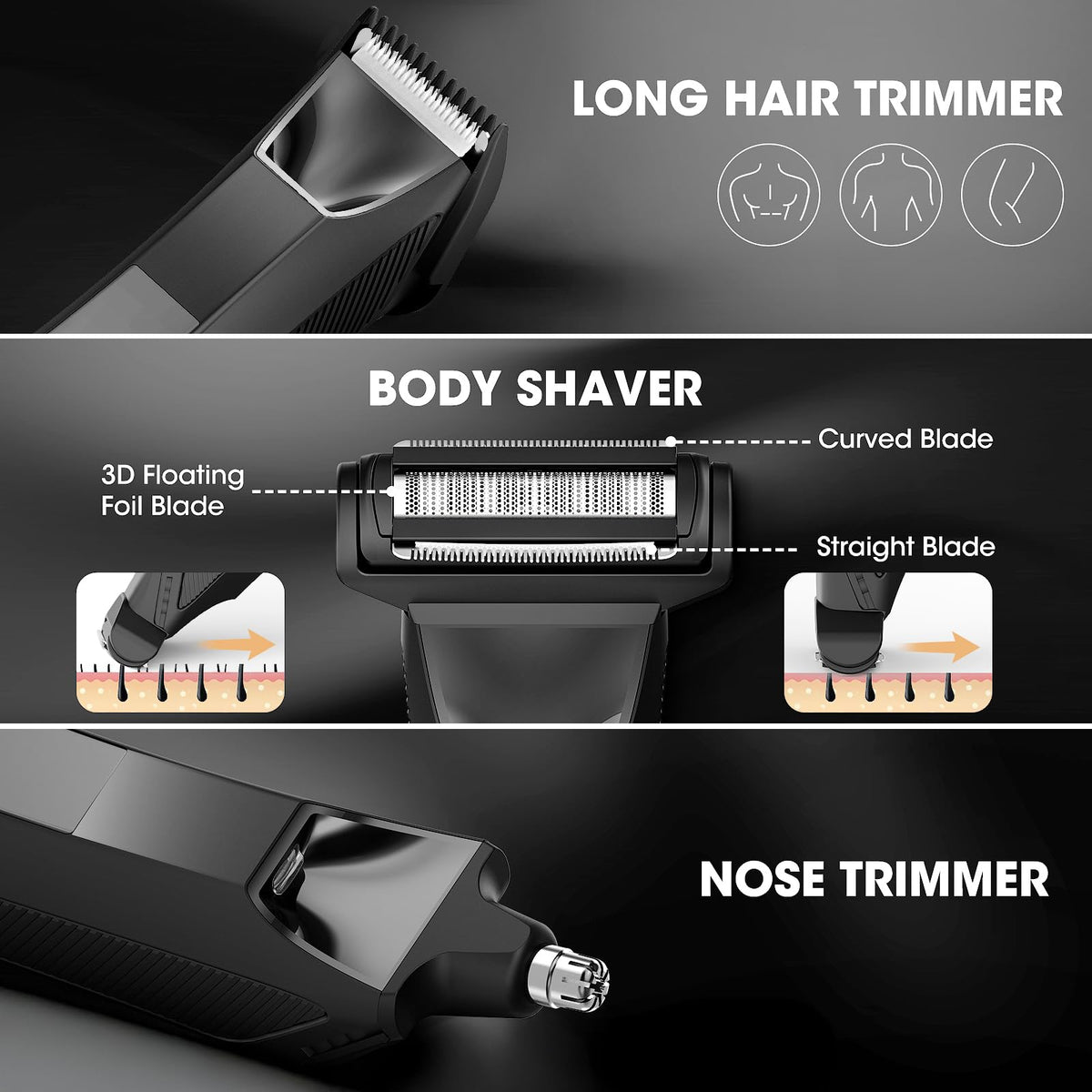 Suttik 5D floating foil close-up showing contouring for smooth shaves