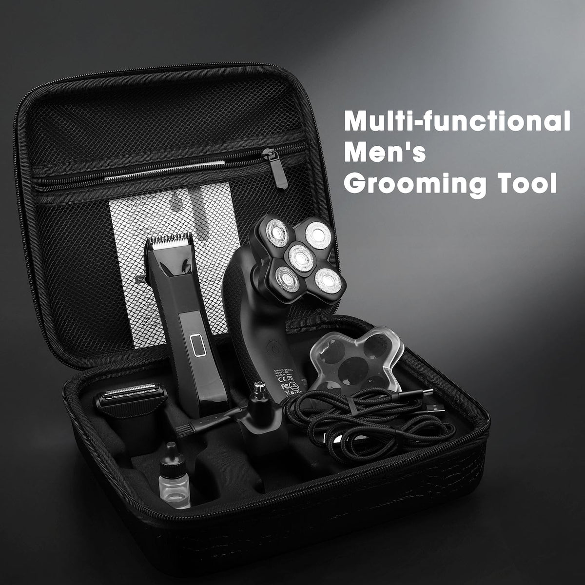 Suttik trimmer held in hand to show compact size and travel readiness