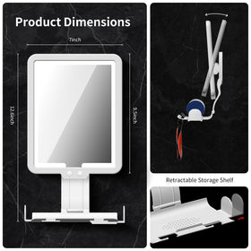 Suupvaor warm light mode lit mirror, adjustable color improves cosmetic detail