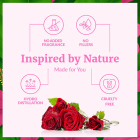 SVA ORGANICS pouring rose water texture clear floral liquid for gentle hydration benefit