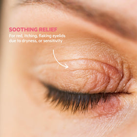 SVR Palpebral cream texture close-up highlighting rich consistency for barrier repair benefit