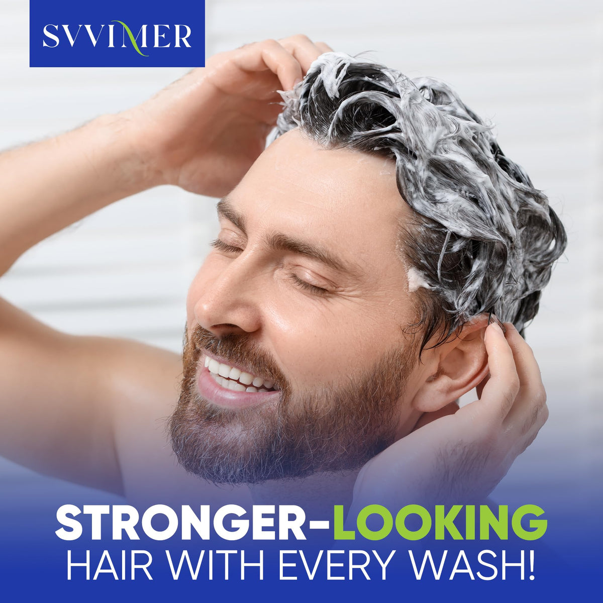 Svvimer back label with directions and features showing transparent formulation benefit