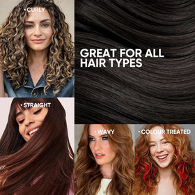 Svvimer before and after texture illustration showing improved hair thickness appearance