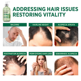 Svvimer shampoo held in hand to show 11.8 fl oz size and scale